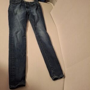 BKE denim Payton Skinny Jeans Womens 27x33.5 (Measures 29x31.5) Blue Wash